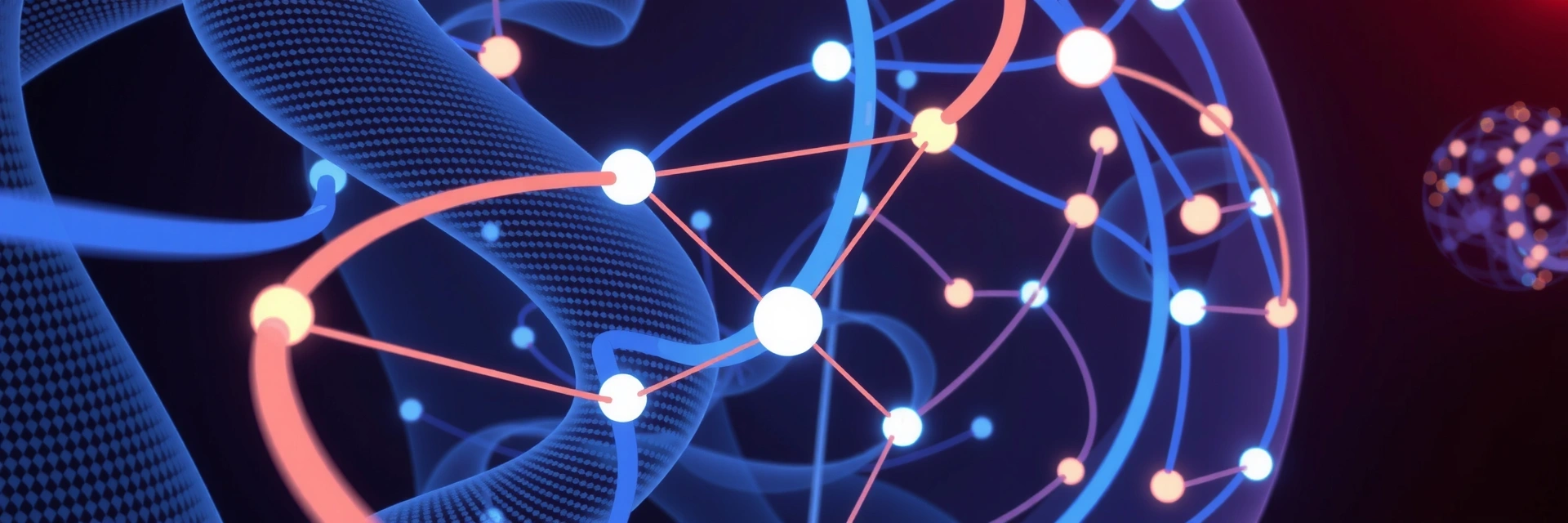 Imagine abstractă reprezentând cunoștințe, învățare și conținut digital